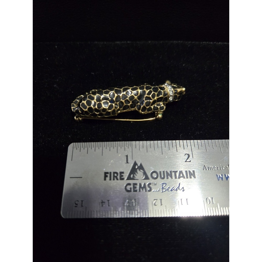 Leopard Brooch, New, Vintage, Charmelle.